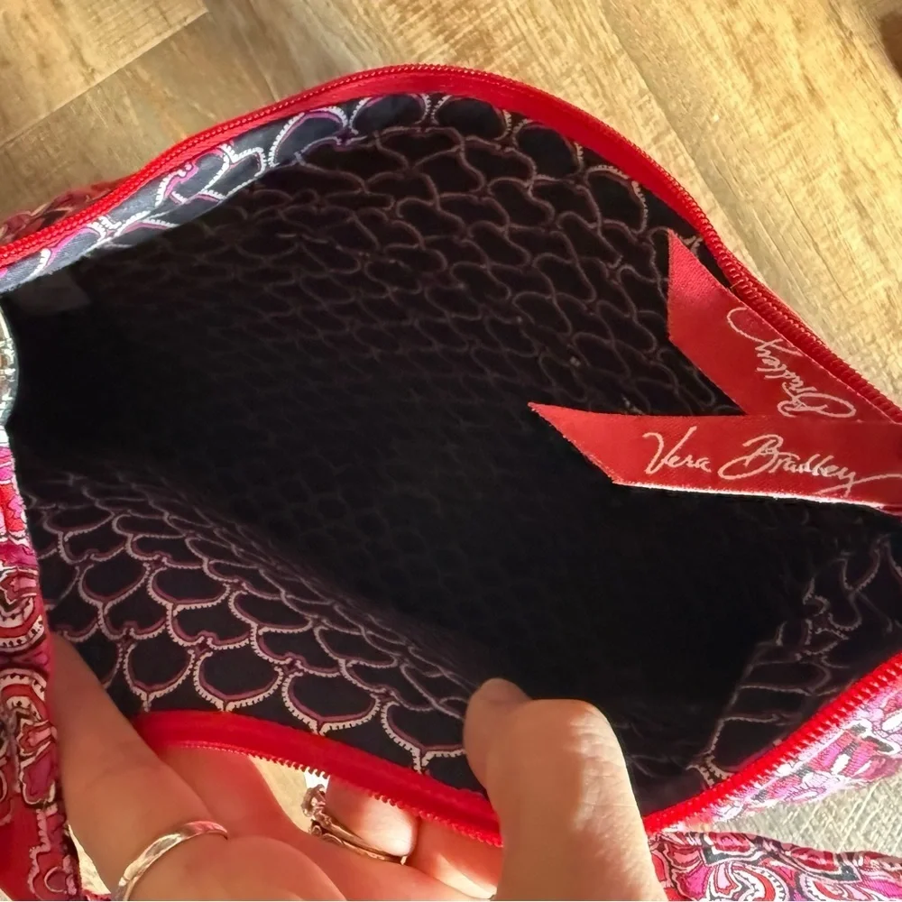 Vera Bradley Quilted Frankly Scarlet Hobo Bag